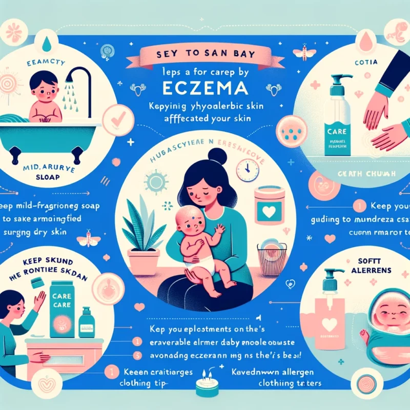 Hoe de juiste maat speciale kleding te kiezen voor een baby met eczeem.