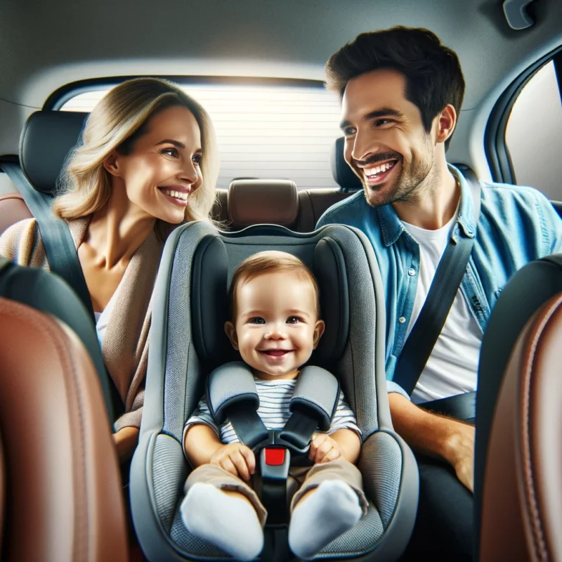 Hoe lang moet je een baby in een autostoeltje achterwaarts laten zitten?
