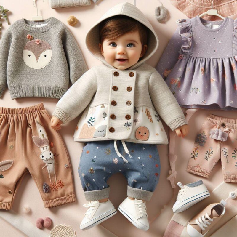 Stijlvolle prints en patronen voor babykleding