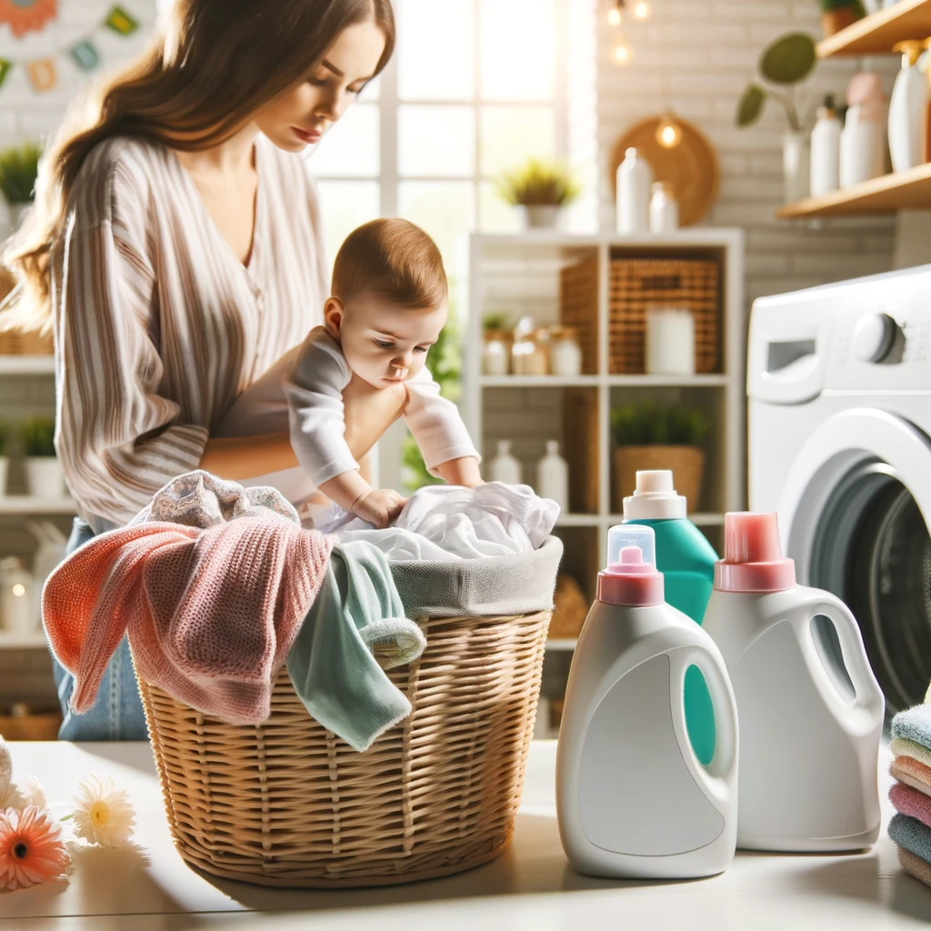 Tips voor het wassen van babykleding om allergenen te verwijderen