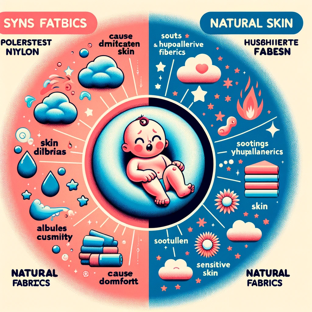 Waarom is het belangrijk om de juiste stoffen te kiezen voor baby's met een gevoelige huid?